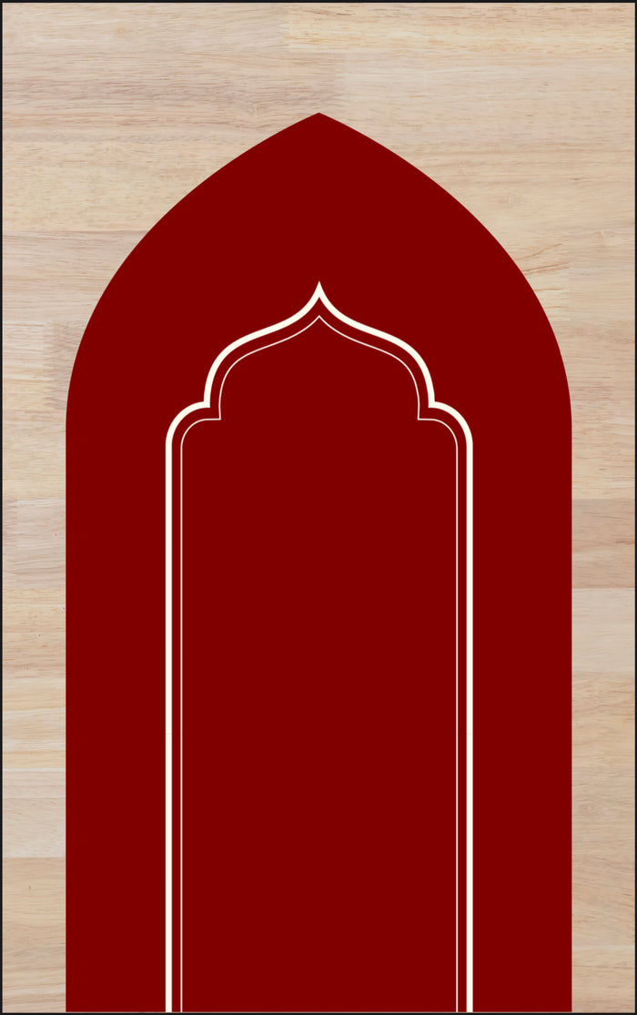 Padded Prayer Mat in Maroon