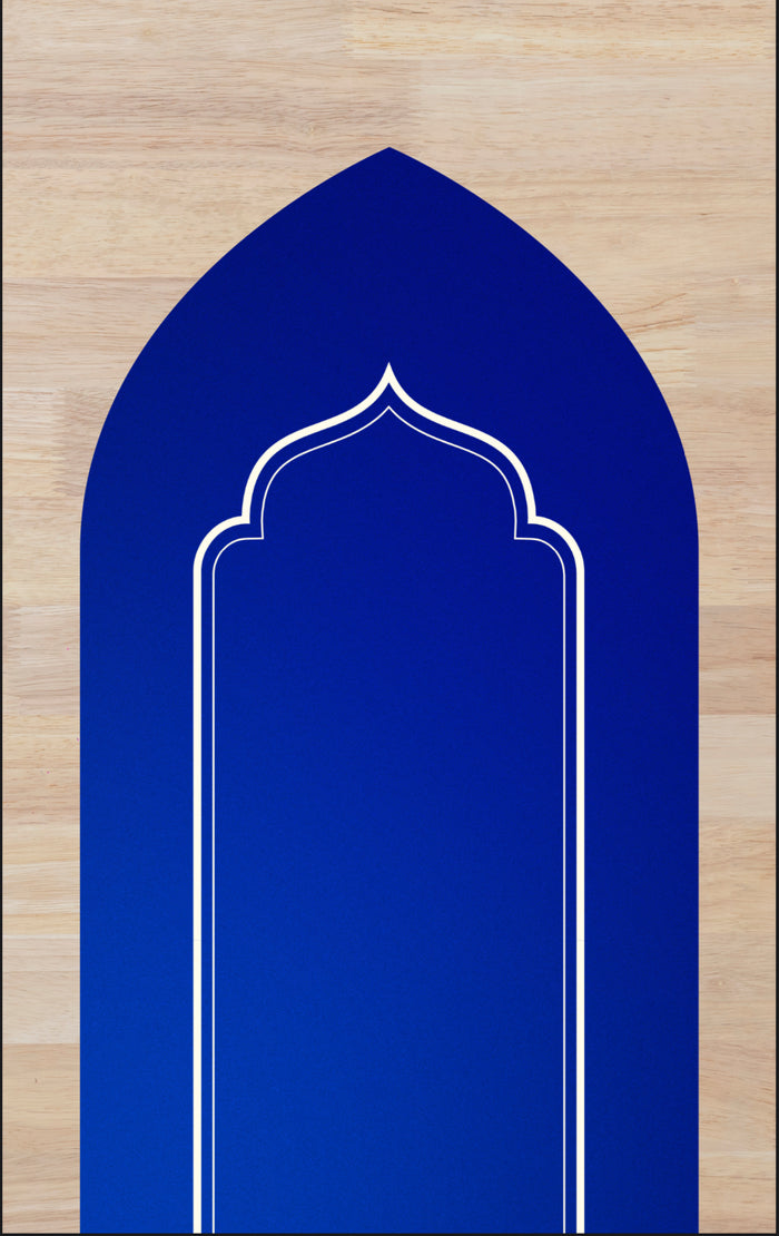 Padded Prayer Mat in Blue