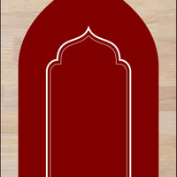 Padded Prayer Mat in Maroon