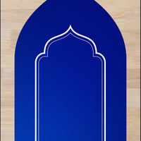 Padded Prayer Mat in Blue