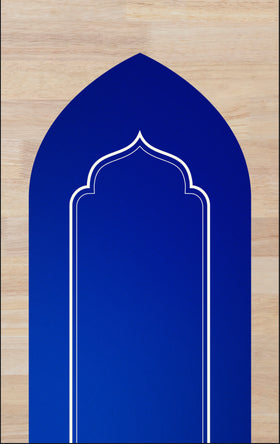 Padded Prayer Mat in Blue