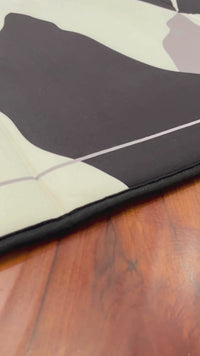 Padded Prayer Mat in Black N' White